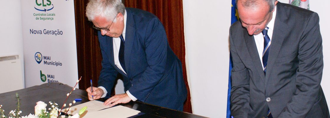 Contrato Local de Segurança de Borba assinado