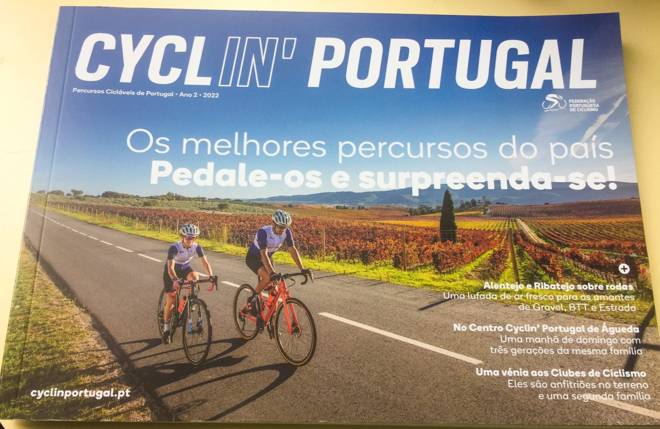 Borba na capa Anuário 2022 - Cyclin' Portugal - da Federação Portuguesa de Ciclismo!