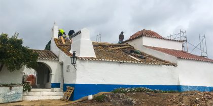 Ermida de São Gregório recebe obras de beneficiação da cobertura