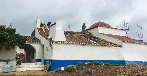 Ermida de São Gregório recebe obras de beneficiação da cobertura