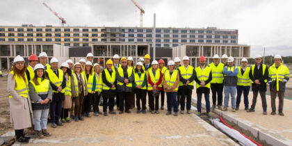 Presidente da Câmara de Borba visita obra Hospital Central do Alentejo