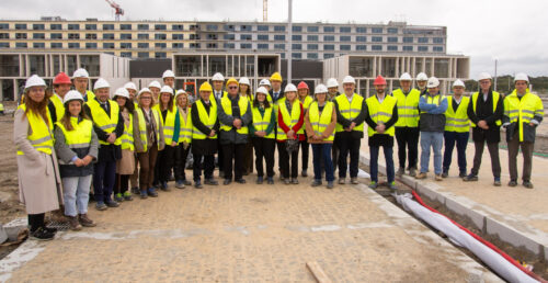Presidente da Câmara de Borba visita obra Hospital Central do Alentejo