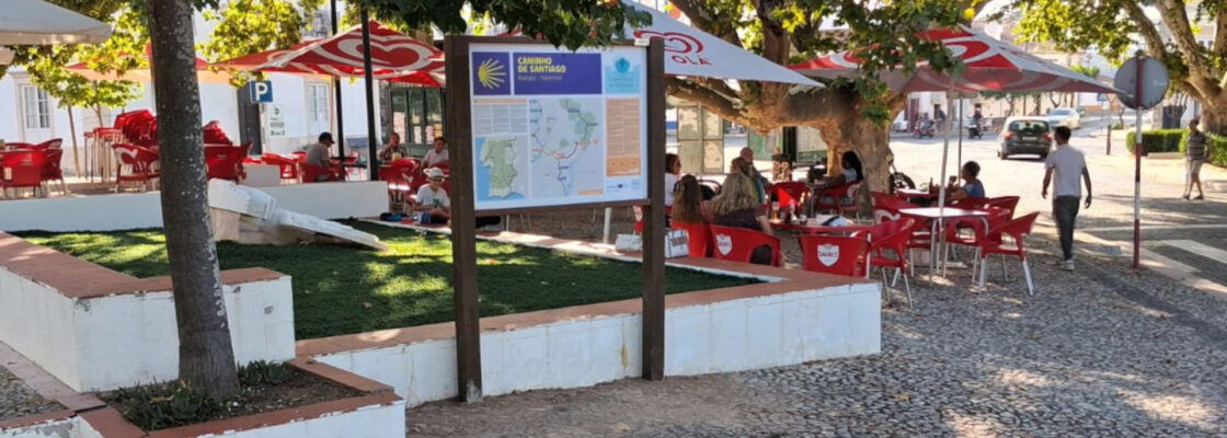 Painel Interpretativo do Caminho de Santiago instalado em Borba